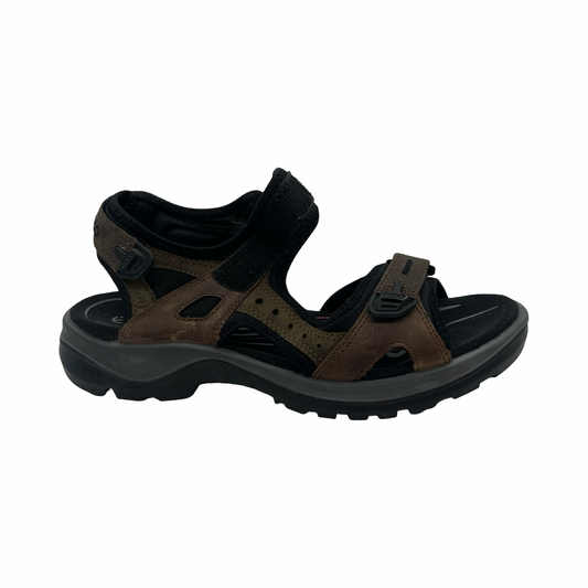 Sandals Flats By Ecco In Brown, Size:6.5