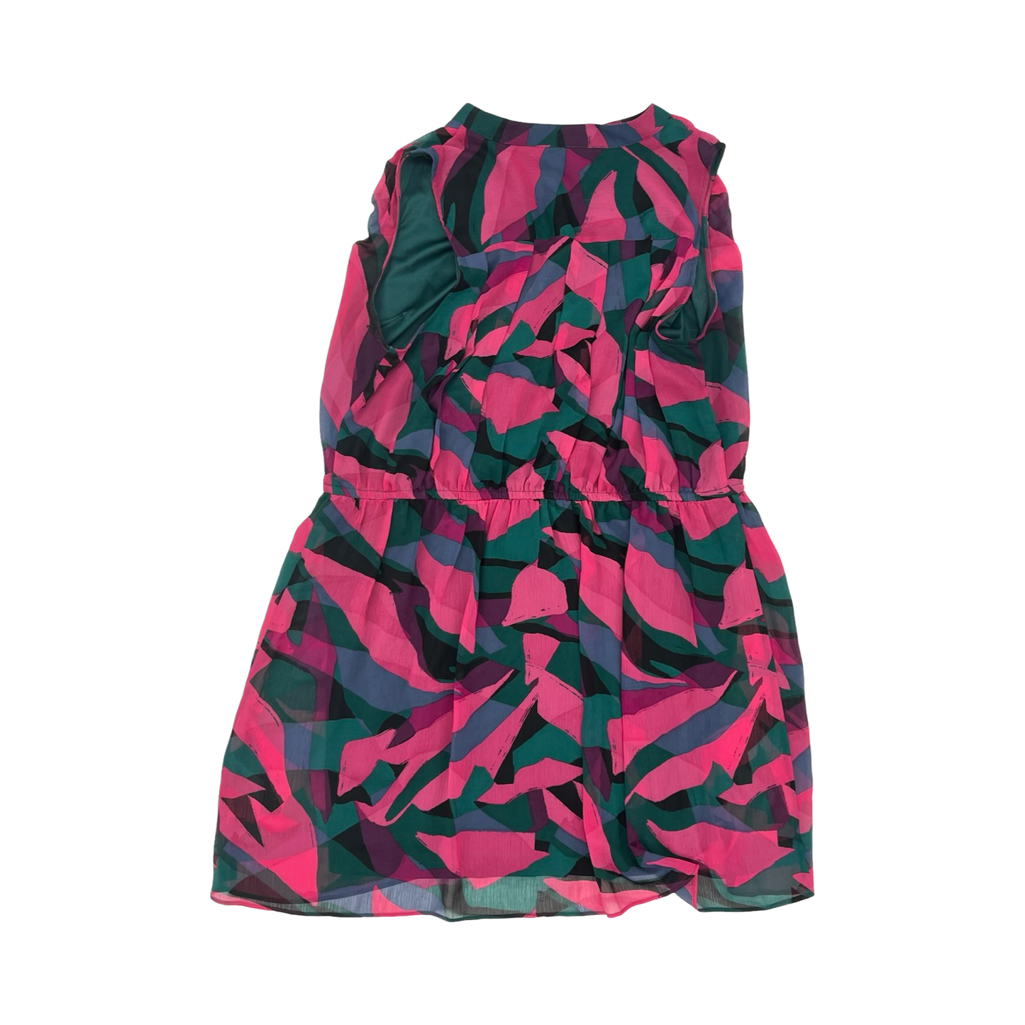 Dress Casual Short By Nine West In Green & Pink, Size:Xl