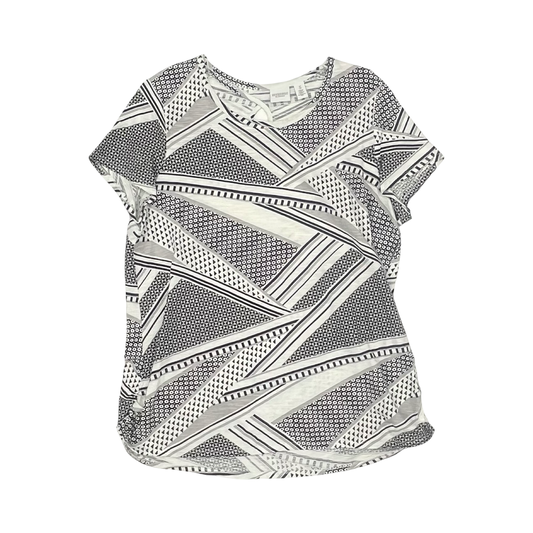 Top Ss By Chicos In Black & White, Size:Xl