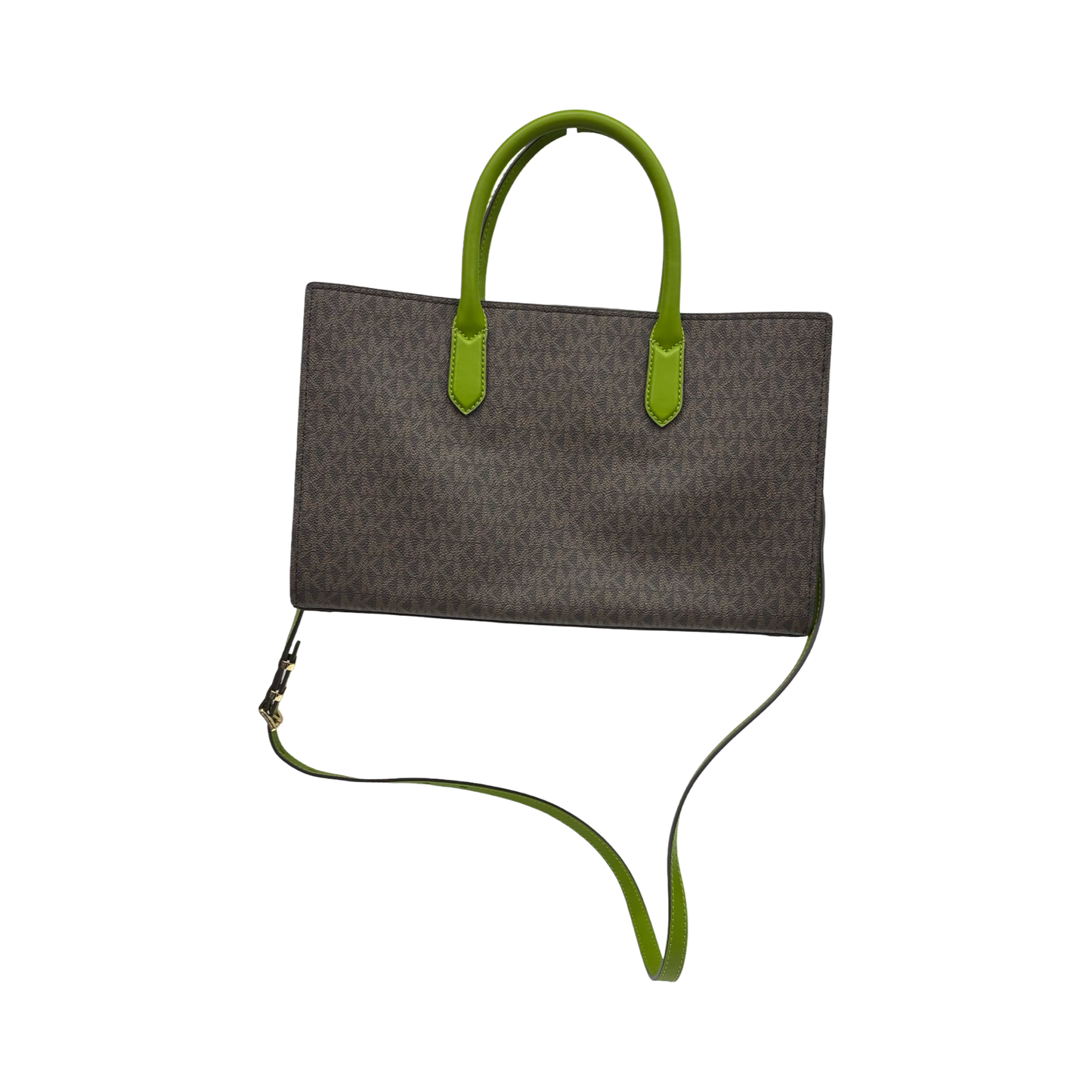 Crossbody Designer By Michael Kors In Brown & Green, Size:Medium