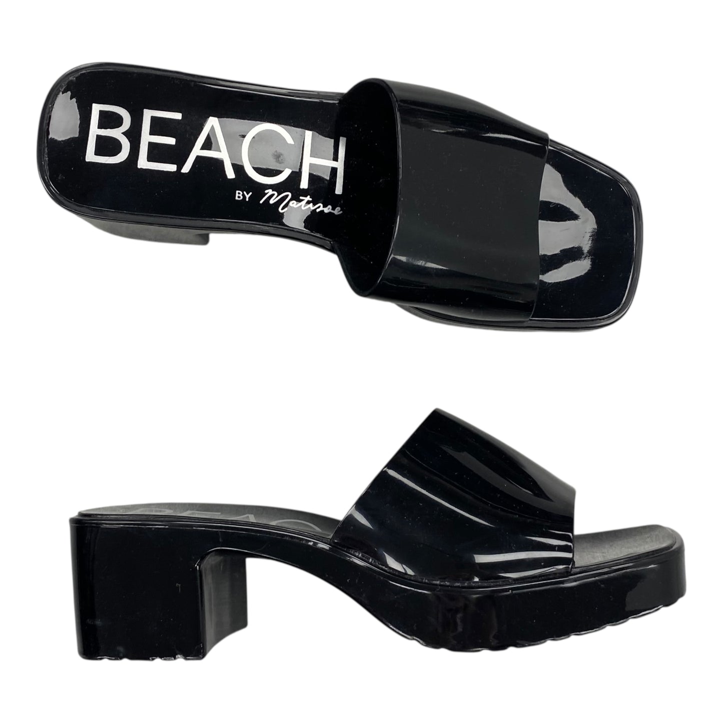 Sandals Heels Block By Matisse In Black, Size:9