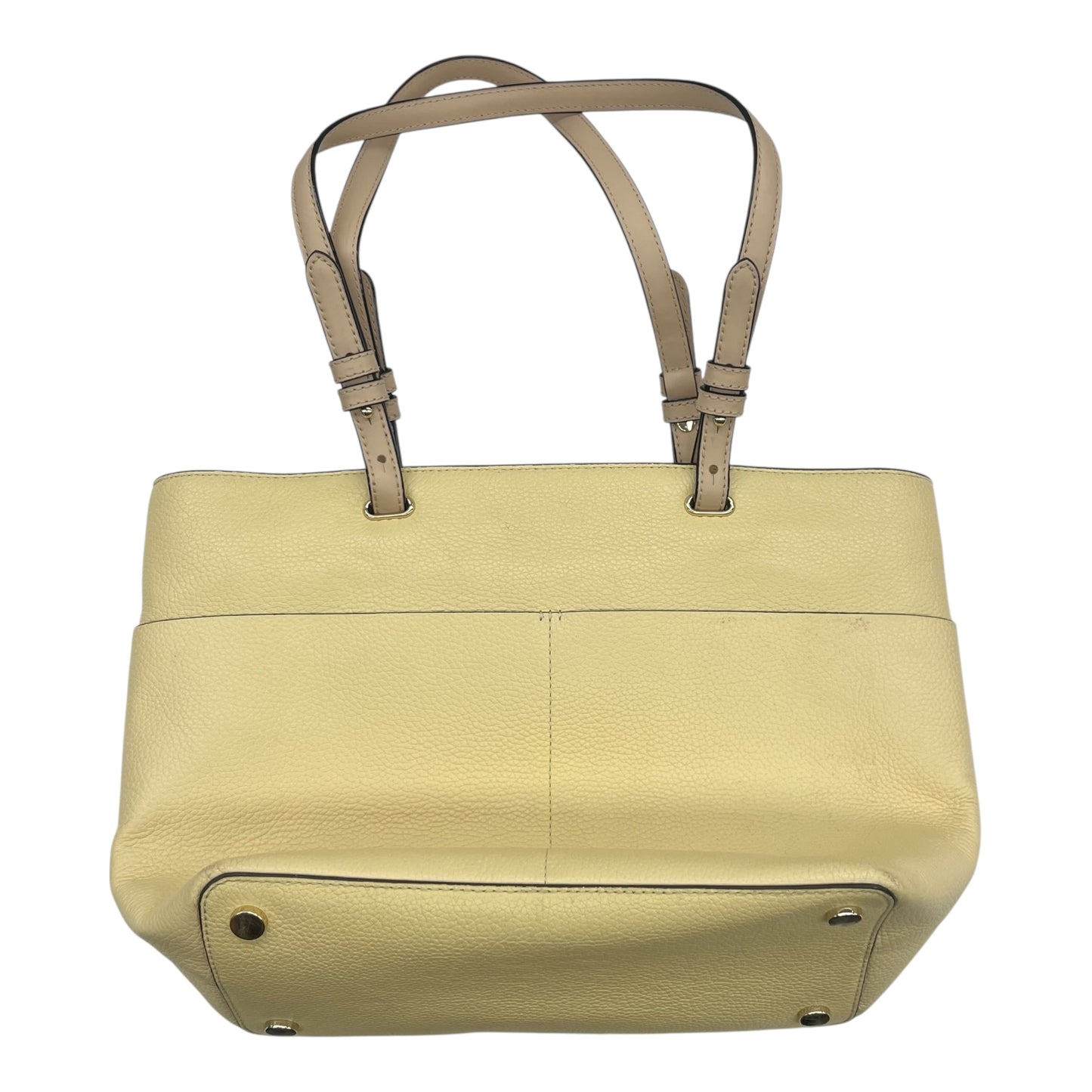 Handbag Designer By Michael Kors In Yellow, Size:Medium