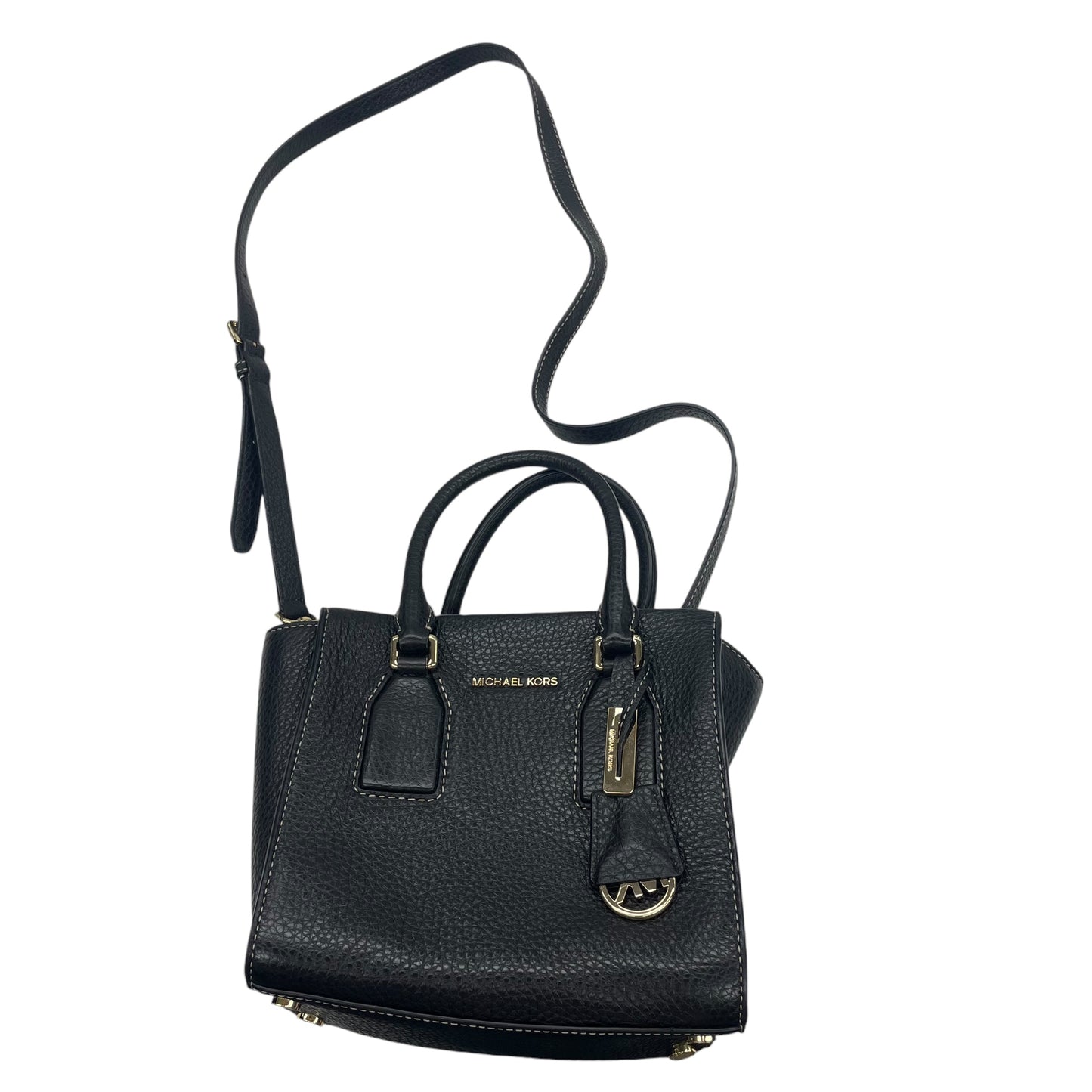 BLACK HANDBAG DESIGNER by MICHAEL KORS Size:SMALL