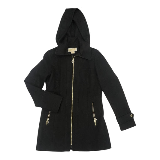 Coat Designer By Michael Kors In Black, Size:S