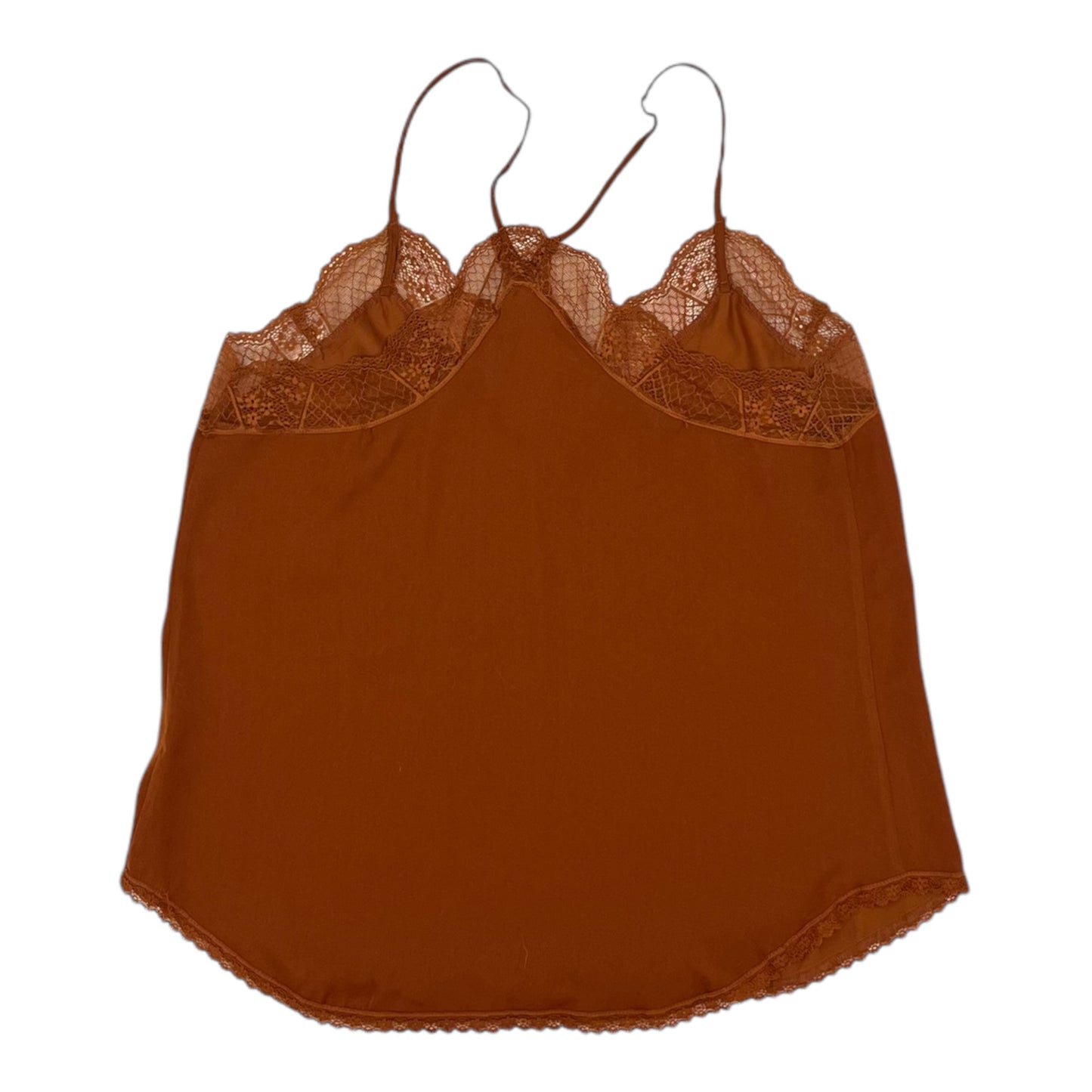 Blouse Sleeveless By Clothes Mentor In Brown, Size:Xs