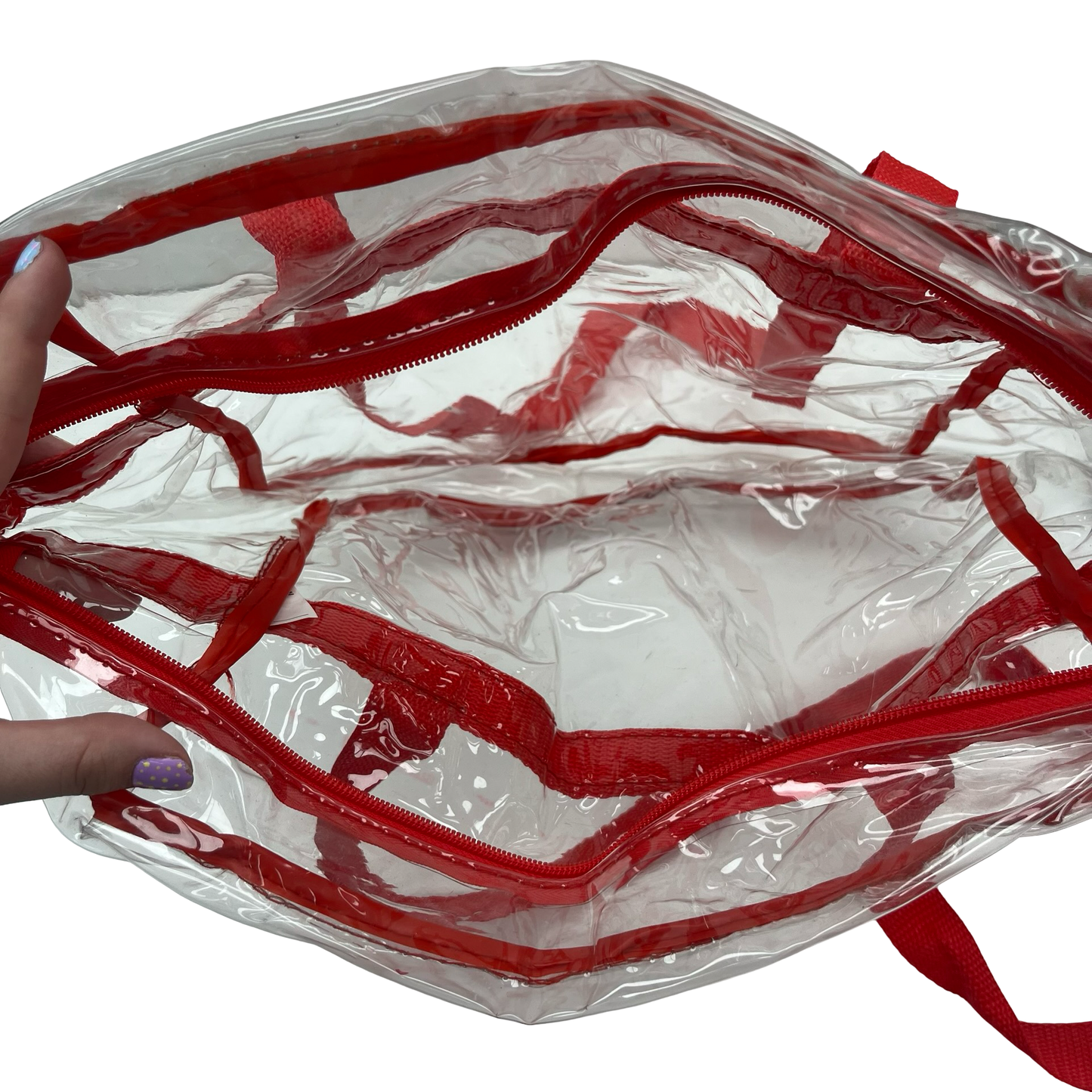 Handbag By Cme In Clear, Size:Medium