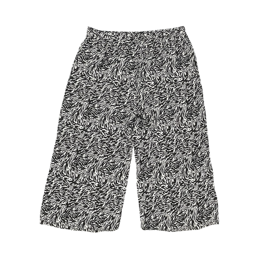 Pants Wide Leg By Torrid In Black & White, Size:26