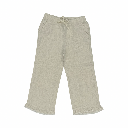 Pants Cropped By Multiples In Cream, Size:Xs