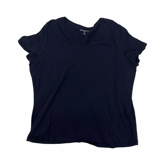Top Ss By Woman Within In Navy, Size:2X