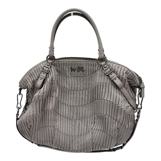 Handbag Designer By Coach In Grey, Size:Medium