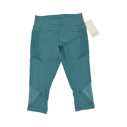 Athletic Leggings Capris By Lululemon In Green, Size:L