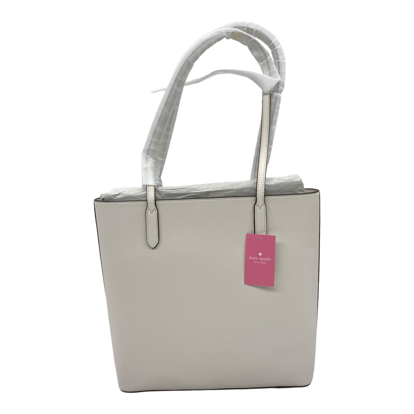 Handbag Designer By Kate Spade In White, Size:Medium