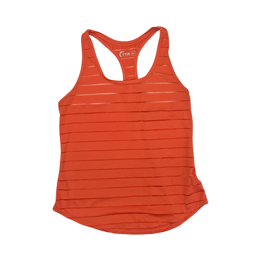 Athletic Tank Top By Zyia In Orange, Size:M