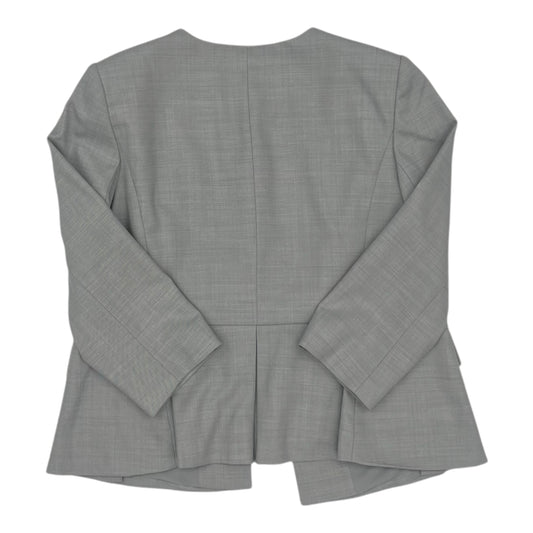 Blazer By Ann Taylor In Grey, Size:L