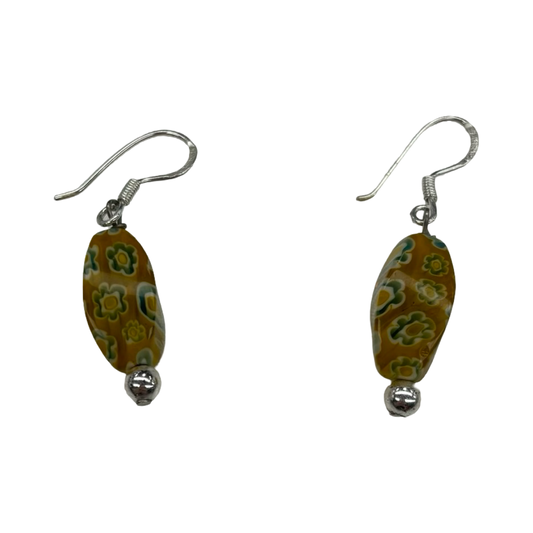 Earrings Dangle/Drop By Clothes Mentor In Yellow