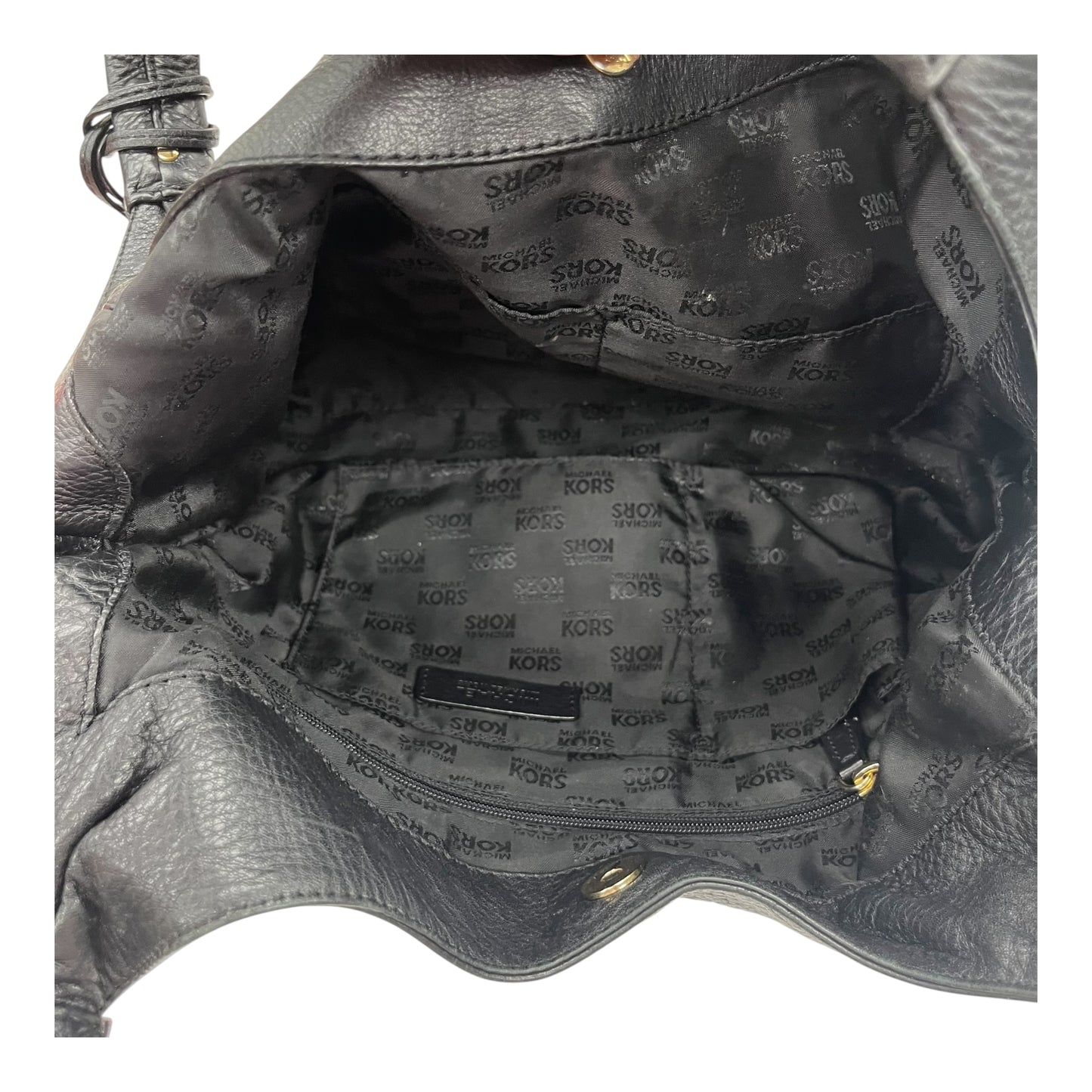 Handbag Designer By Michael Kors In Black, Size:Medium