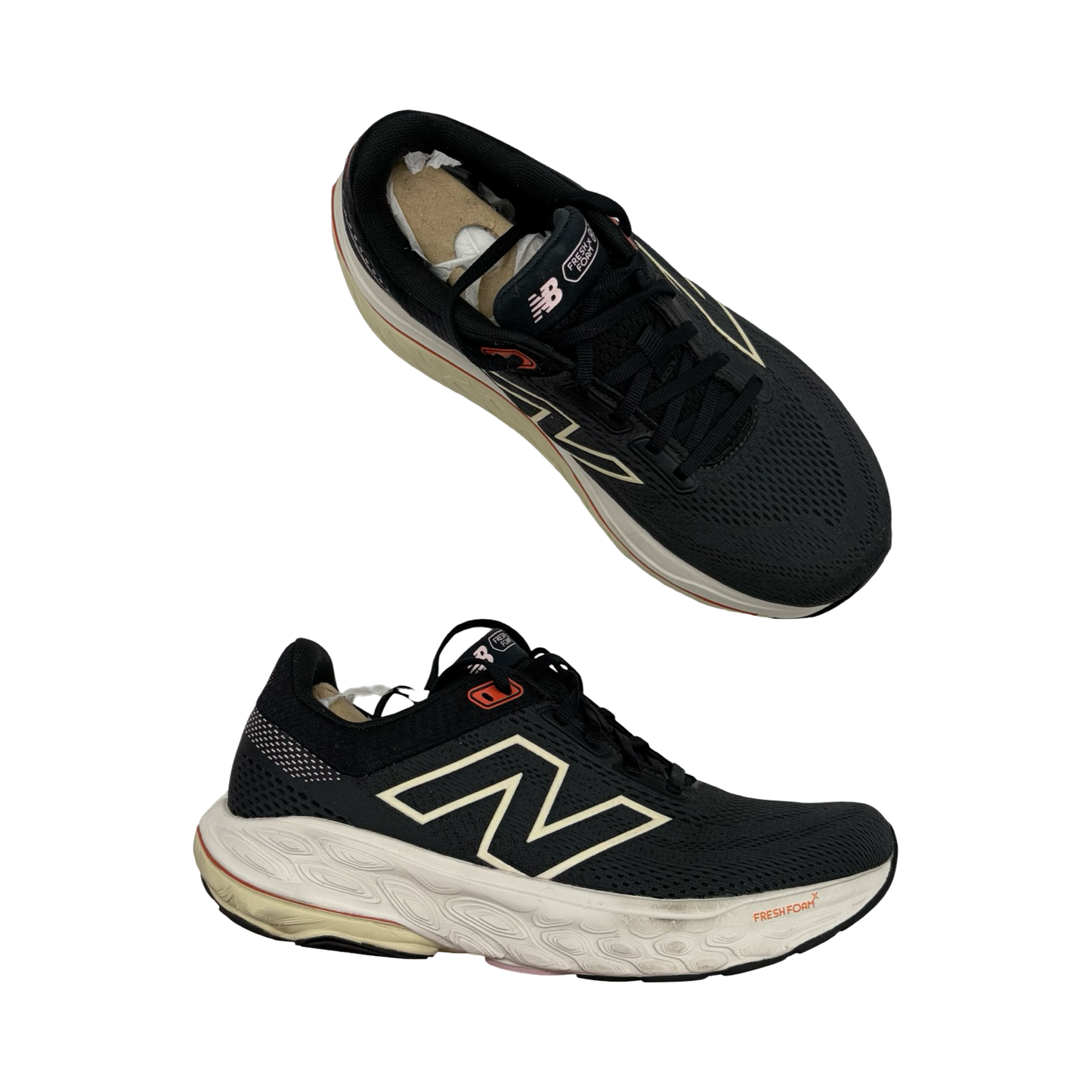 Shoes Athletic By New Balance In Black & Cream, Size:9