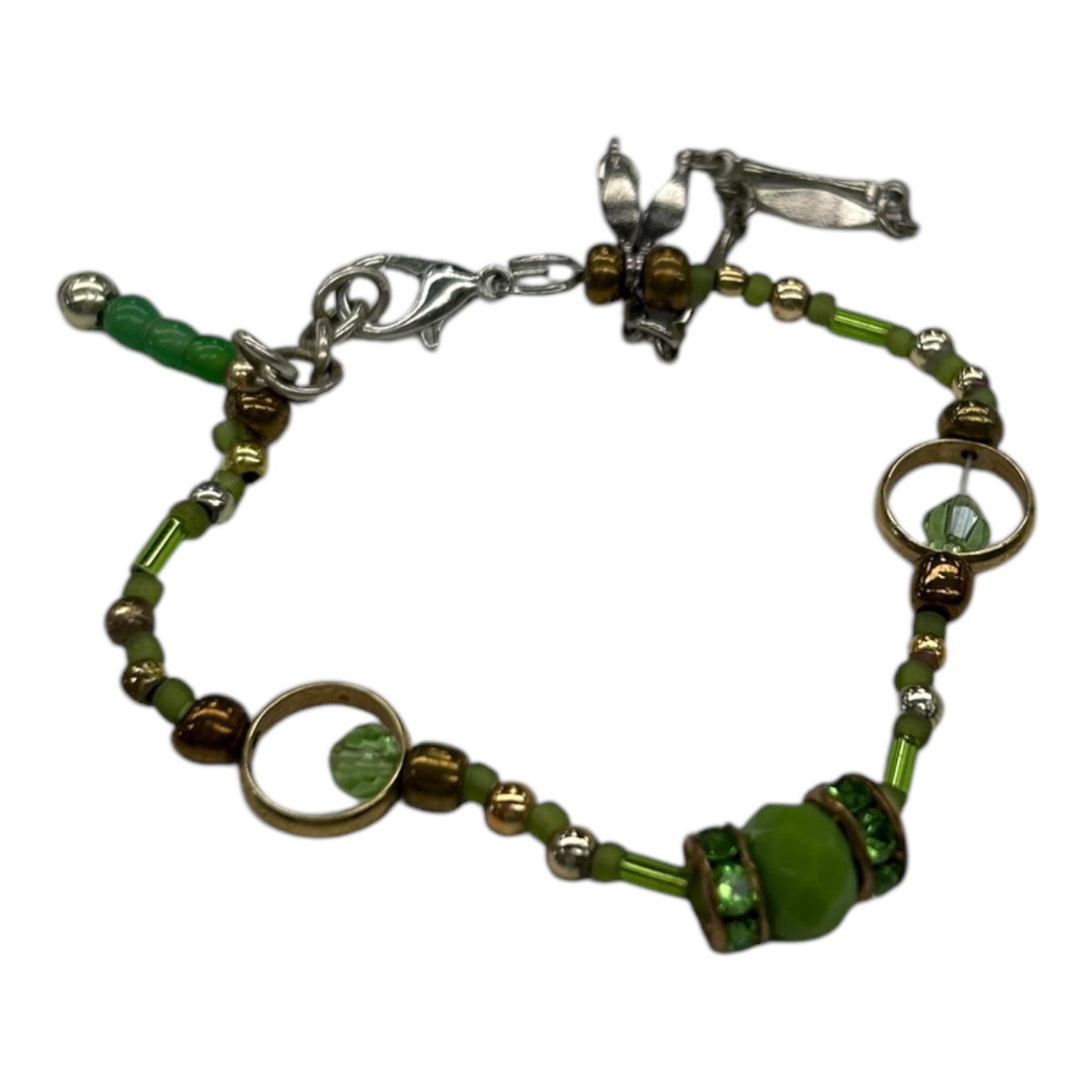 Bracelet Beaded By Clothes Mentor In Green