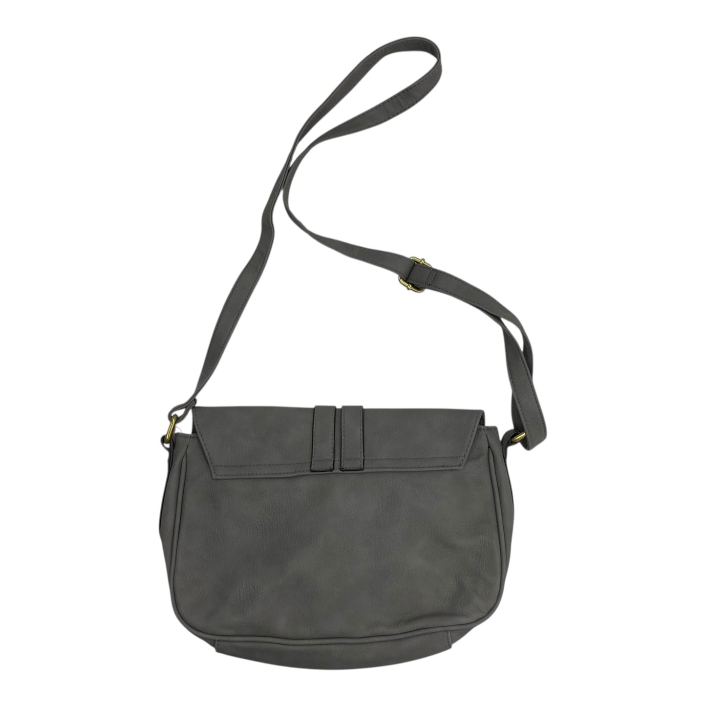 Crossbody By Merona In Grey, Size:Medium