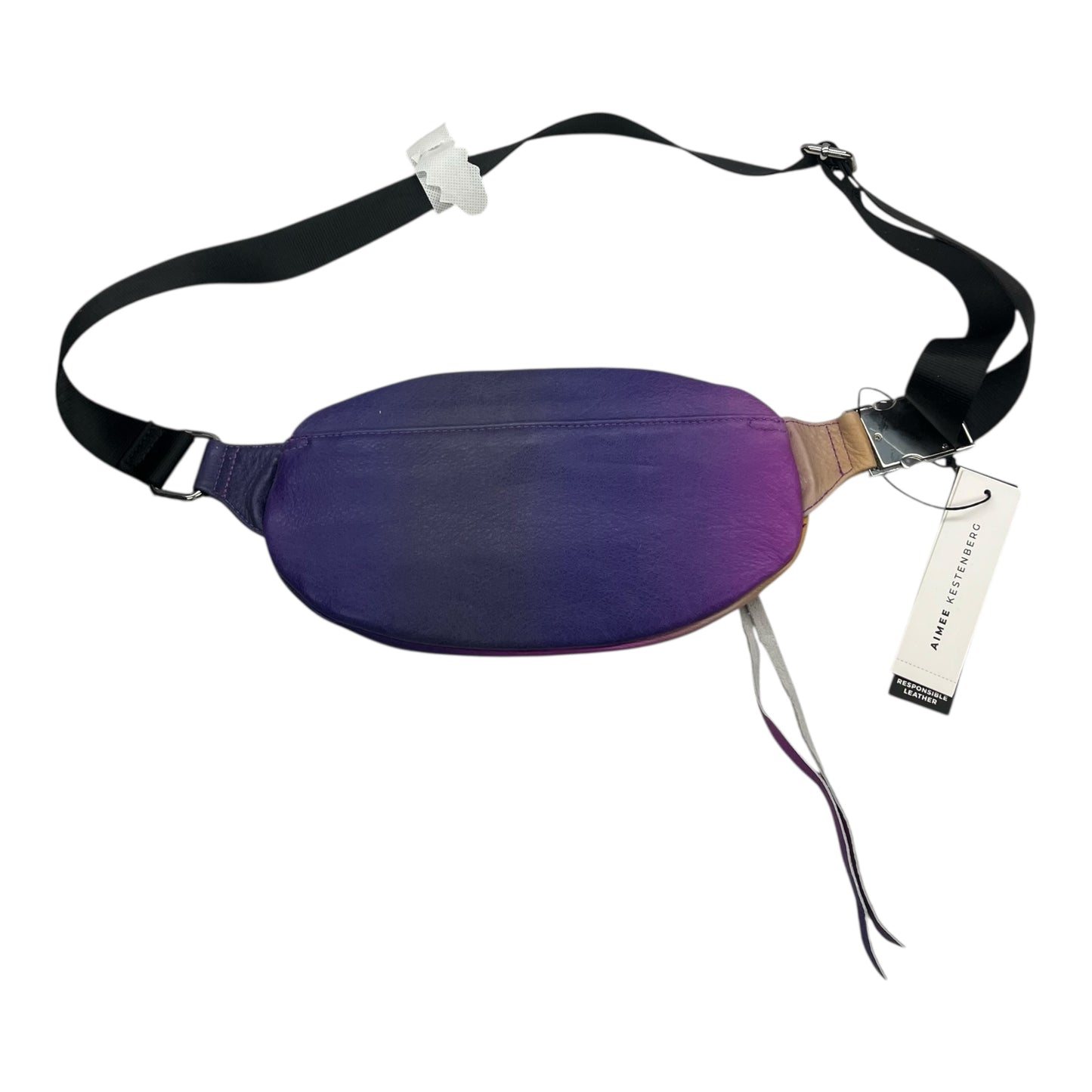 Belt Bag Leather By Aimee Kestenberg In Purple & Yellow, Size:Medium