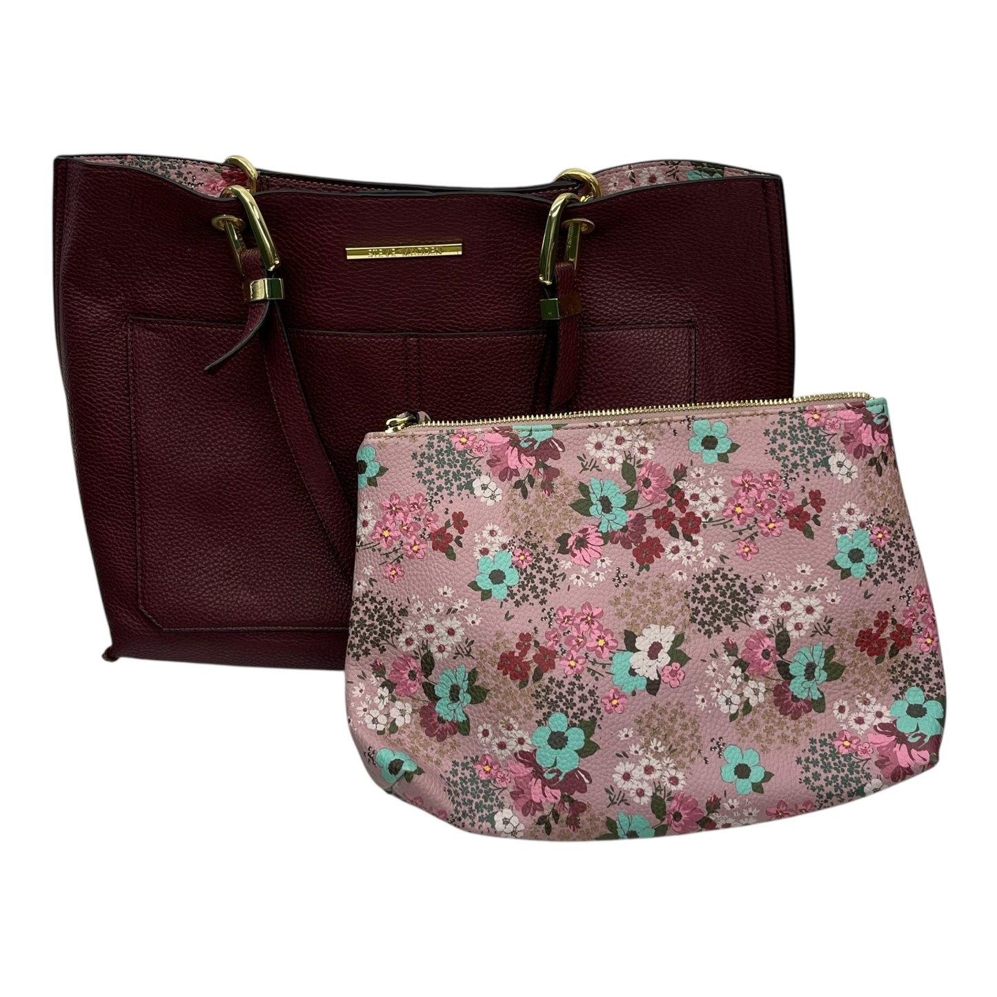 Handbag By Steve Madden In Purple, Size:Large