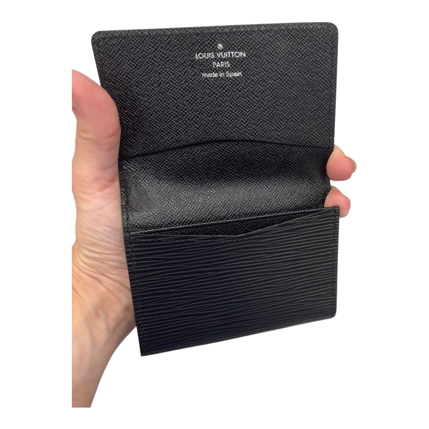 Wallet Luxury Designer By Louis Vuitton In Black, Size:Small