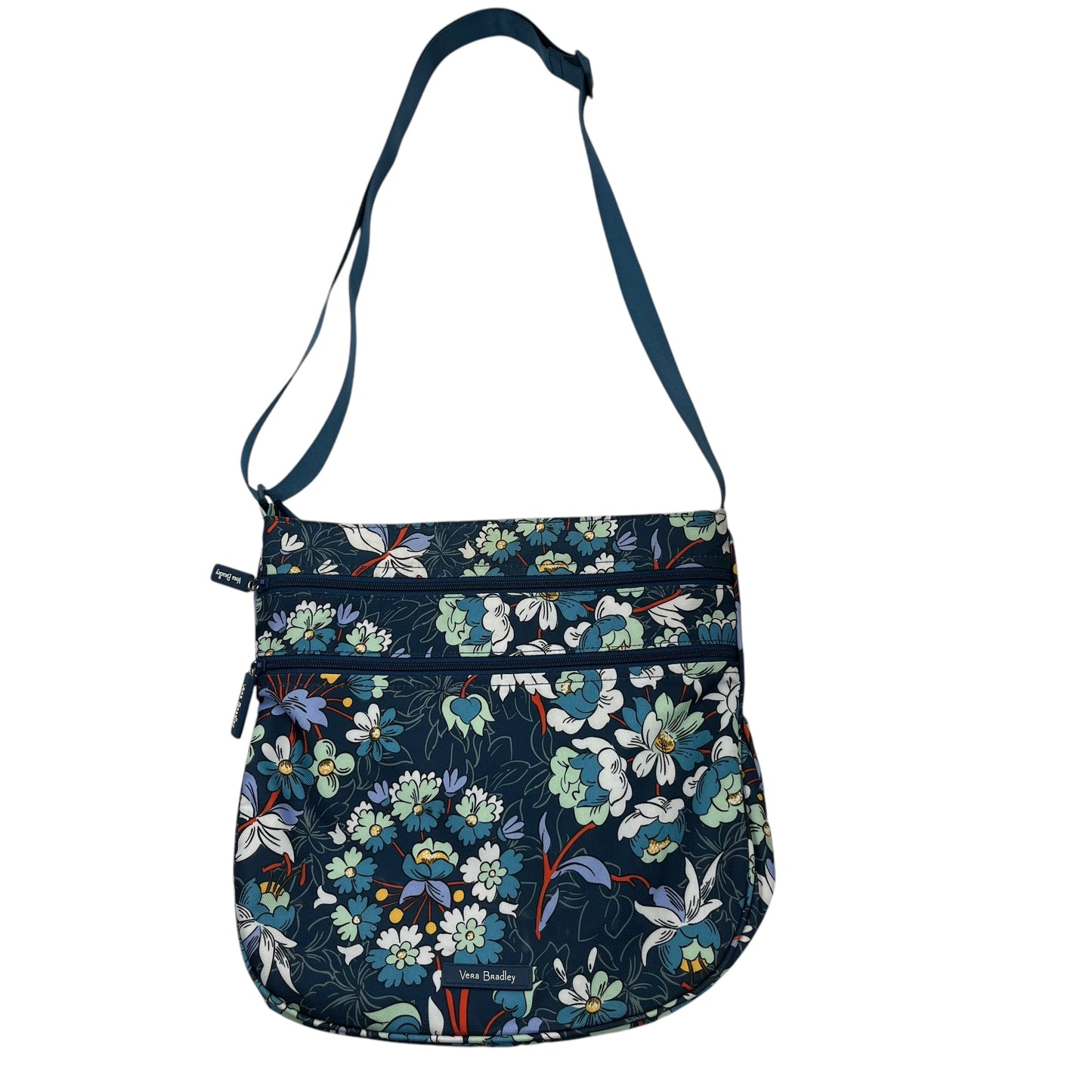 Crossbody By Vera Bradley In Teal, Size:Large