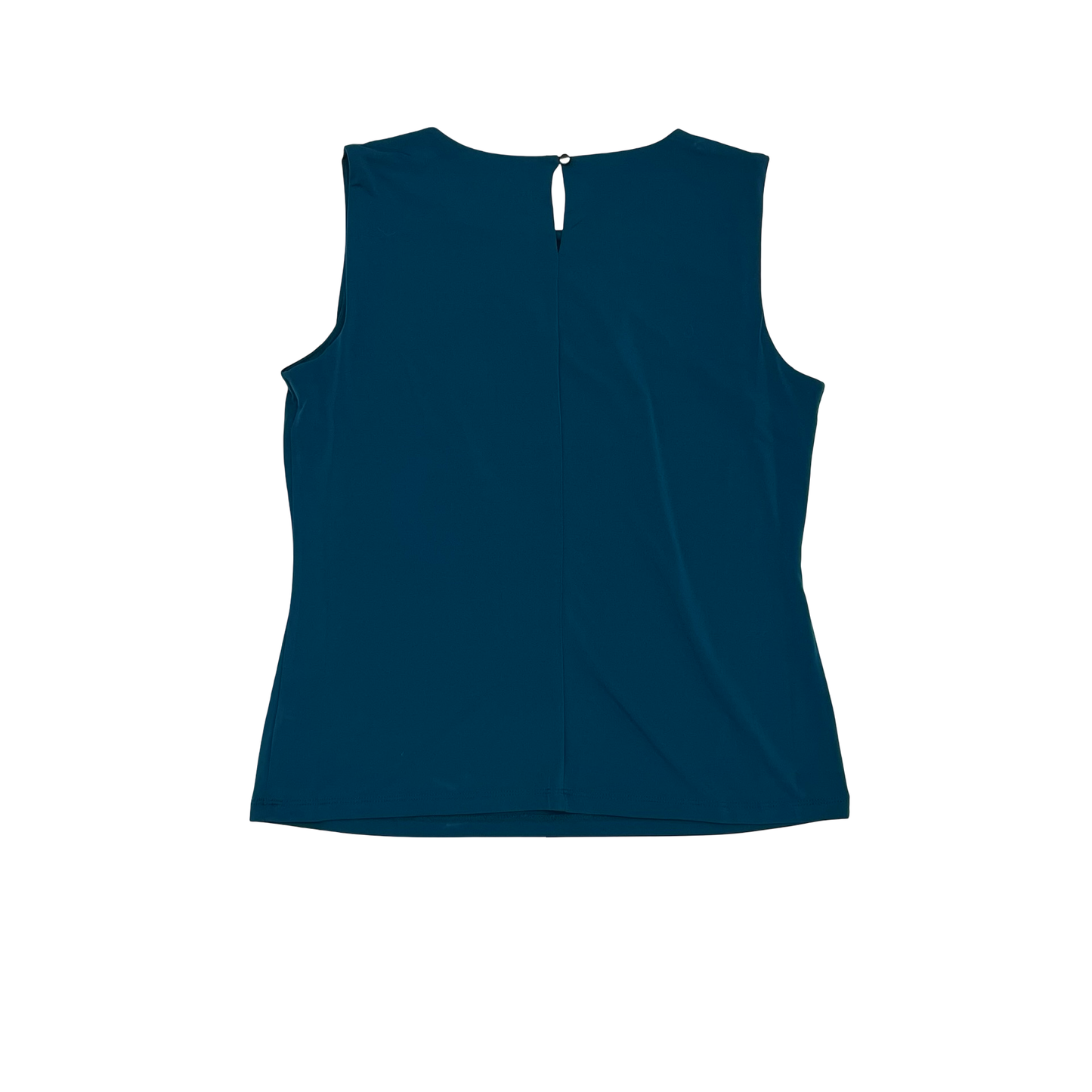 Blouse Sleeveless By Calvin Klein In Teal, Size:Large