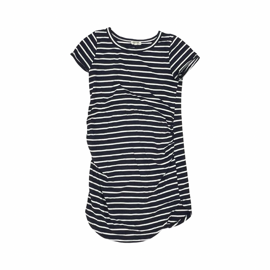 Mat Dress By Heart & Hips In Blue & White, Size:L