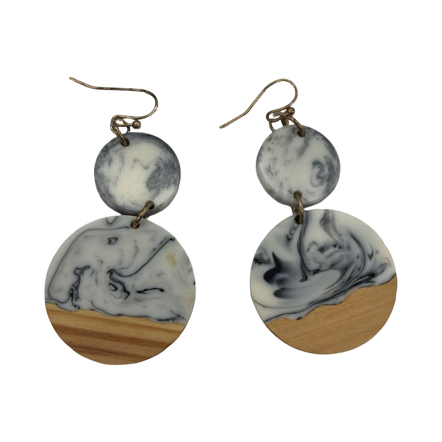 Earrings Dangle/Drop By Clothes Mentor In Green & Tan