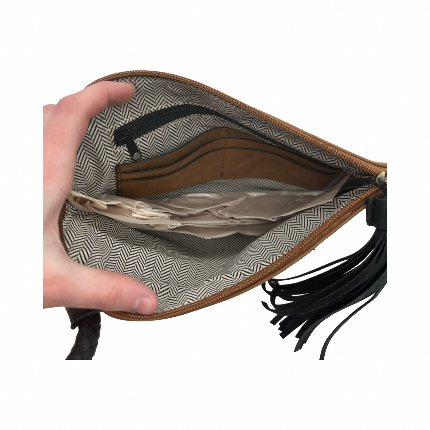 Wristlet By Alba In Brown, Size:Medium