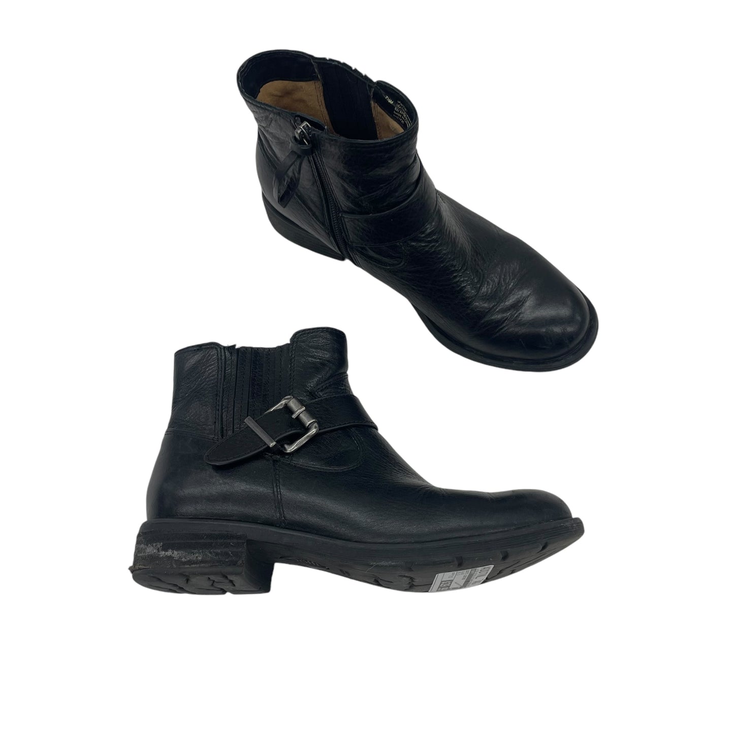 Boots Leather By Sofft In Black, Size:7.5