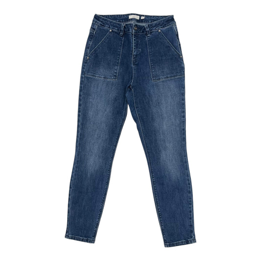 Jeans Skinny By A Loves A In Blue Denim, Size:8