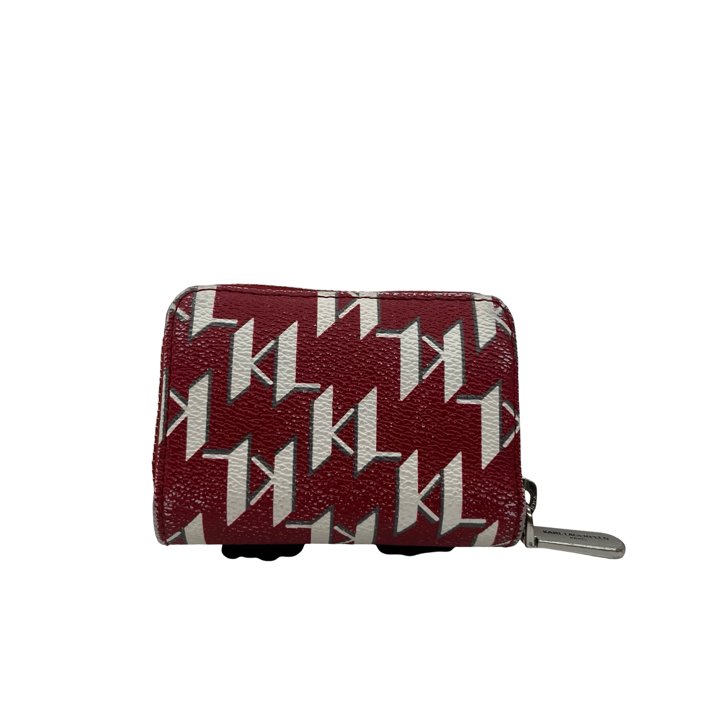 Wallet Designer By Karl Lagerfeld In Red & White, Size:Small