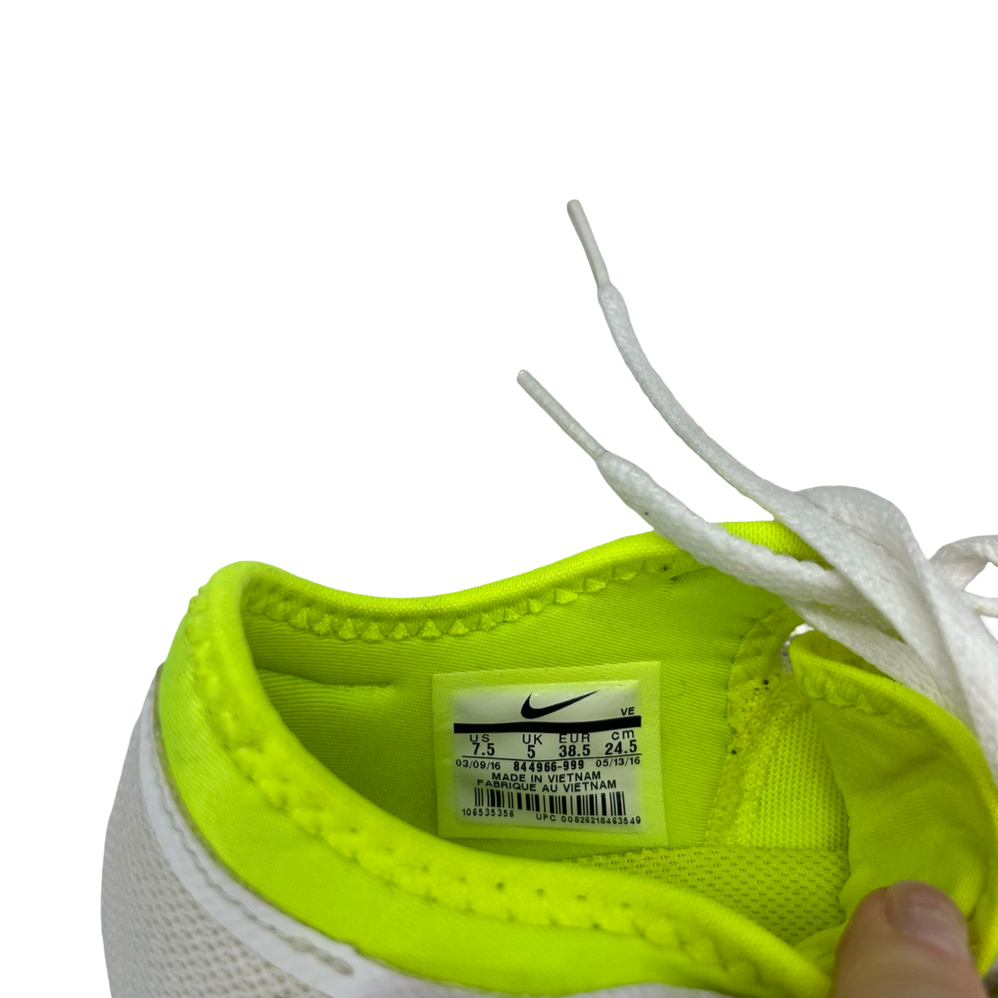 Shoes Athletic By Nike In Pink & White, Size:7.5