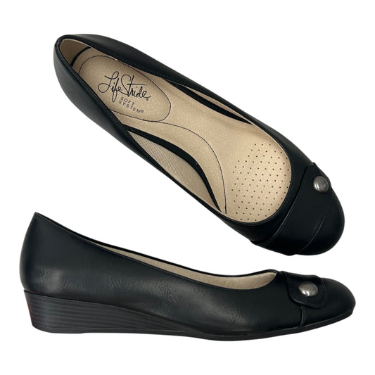Shoes Heels Wedge By Life Stride In Black, Size:10