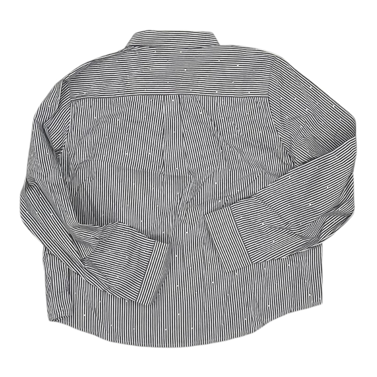 Blouse Ls By J. Crew In Striped Pattern, Size:L