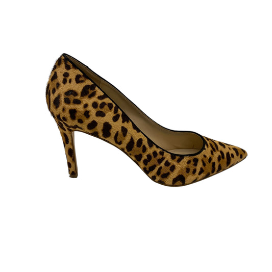 Shoes Heels Stiletto By Jessica Simpson In Leopard Print, Size:9.5