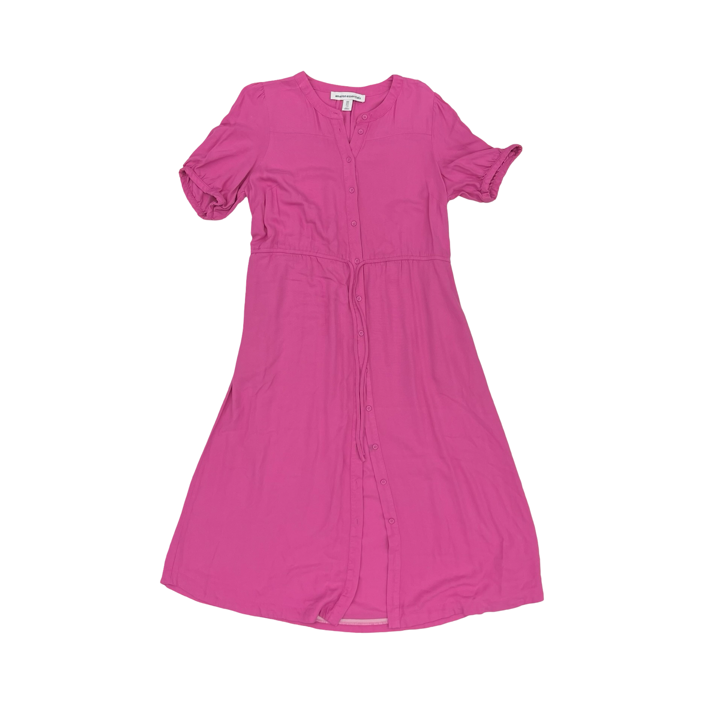 Dress Casual Midi By Amazon Essentials In Pink, Size:M