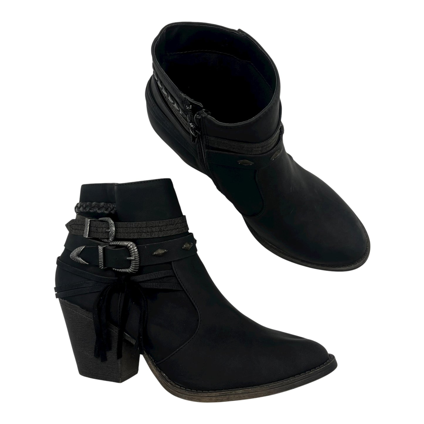 Boots Western By Jelly Pop In Black, Size:10