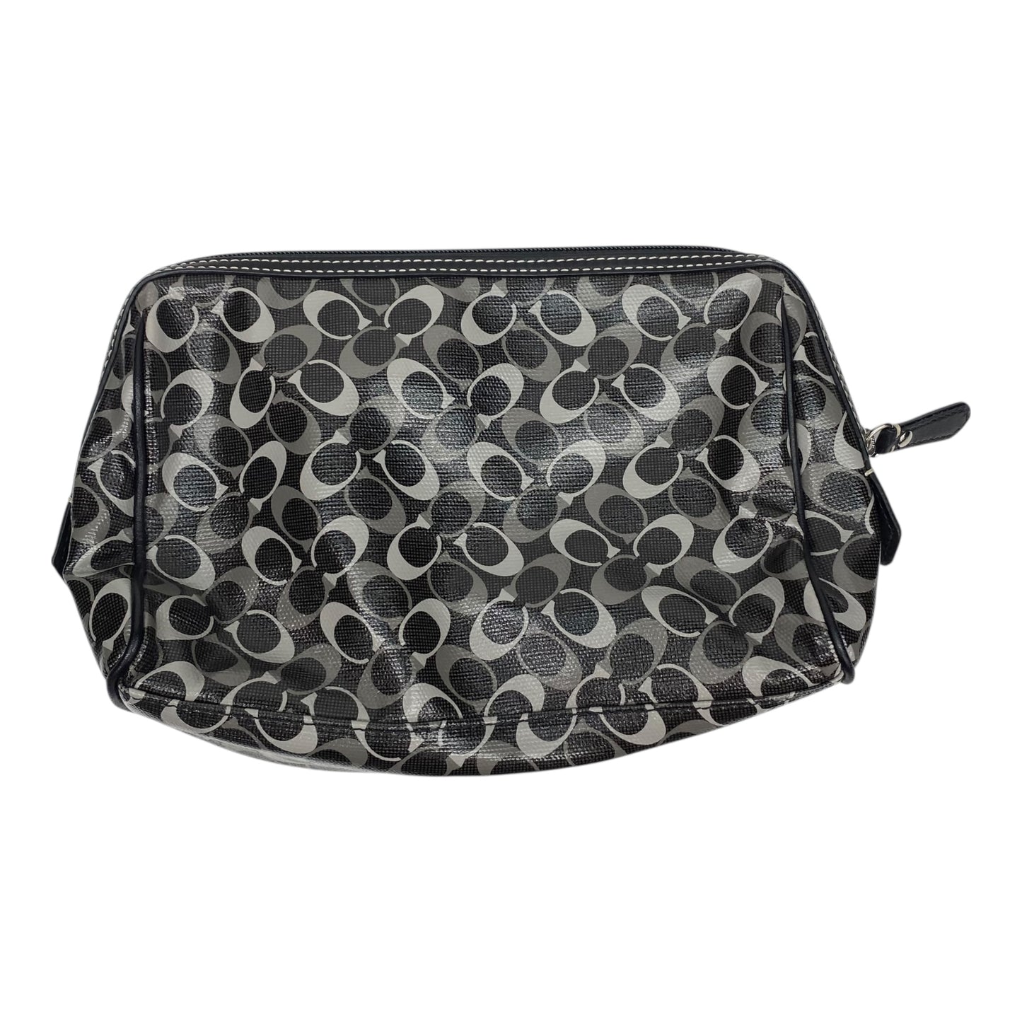 Makeup Bag Designer By Coach In Black, Size:Medium