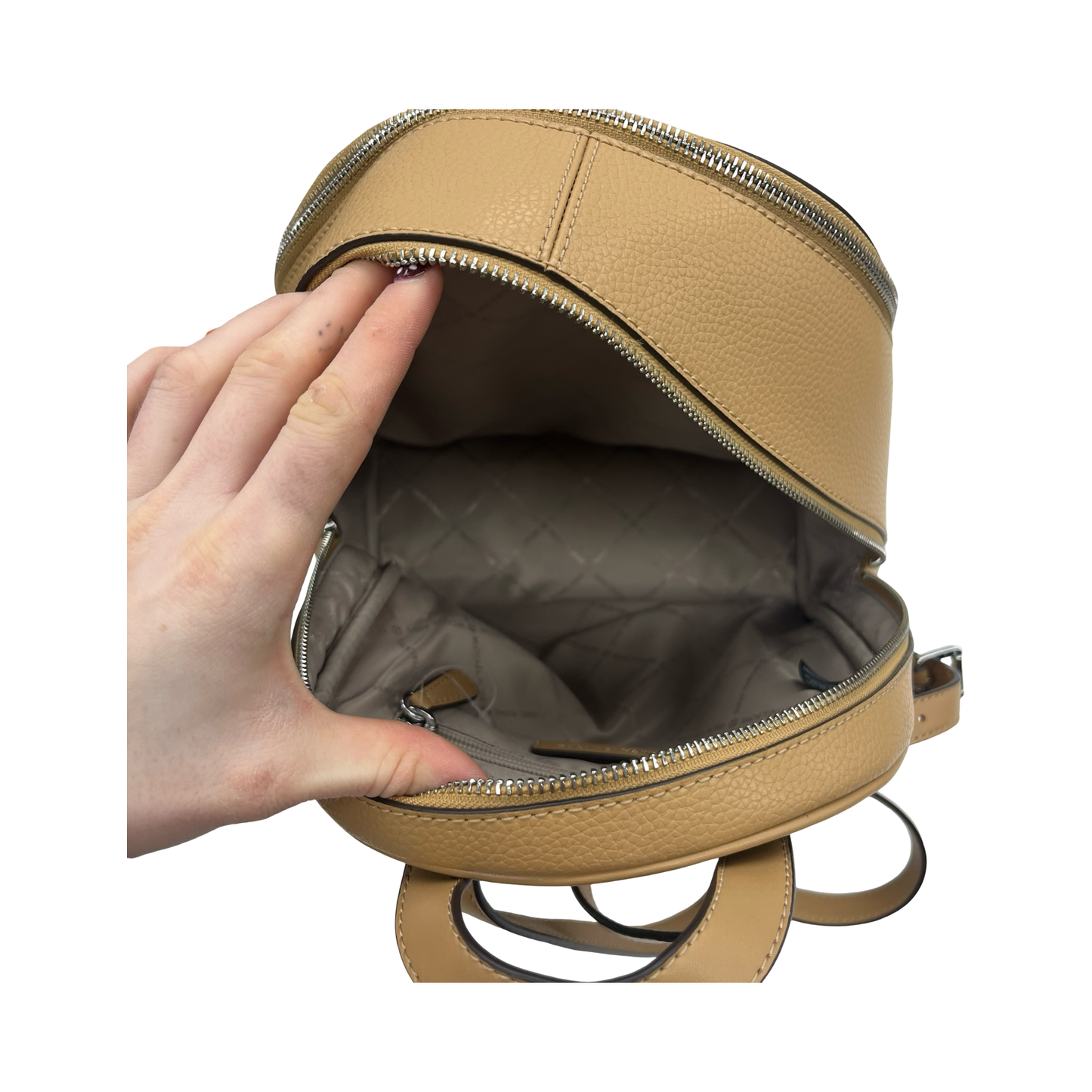 Backpack Designer By Michael Kors In Brown, Size:Medium