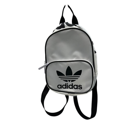 Backpack By Adidas In Black & White, Size:Small