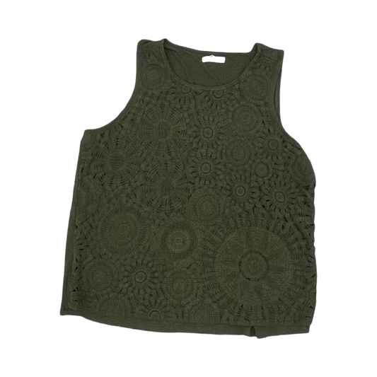 Top Sleeveless By Maurices In Green, Size:Xl