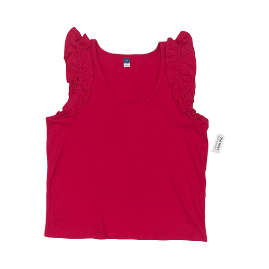 Blouse Sleeveless By Old Navy In Pink, Size:Xxl