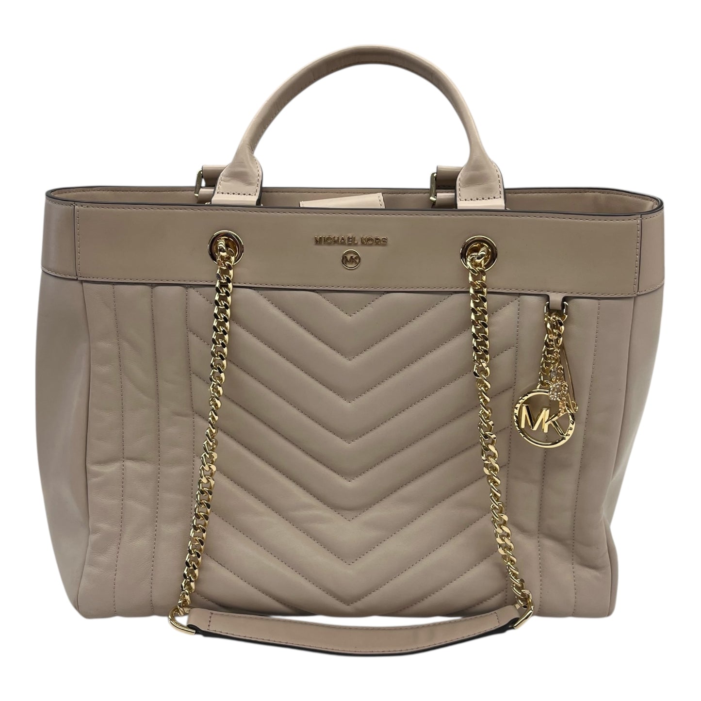 Handbag Designer By Michael Kors In Pink, Size:Large