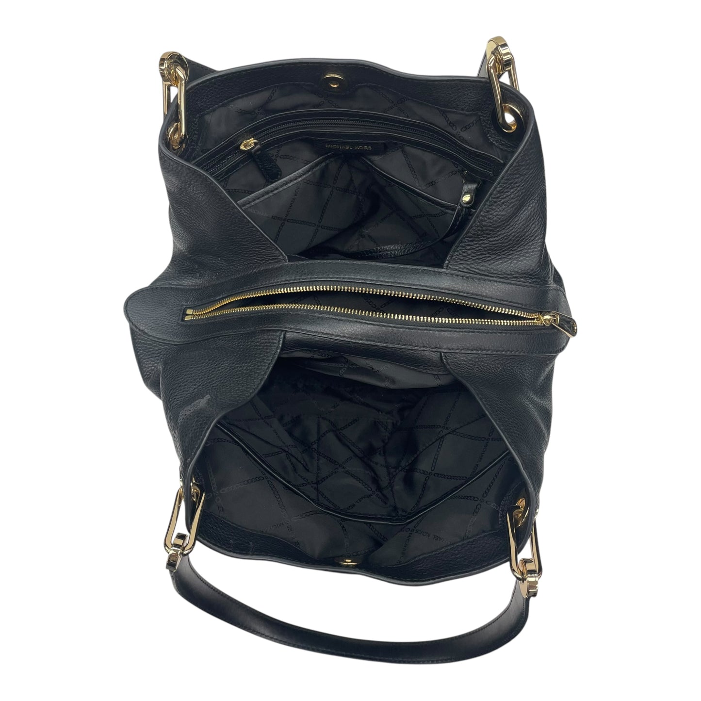 Handbag Designer By Michael Kors In Black, Size:Medium