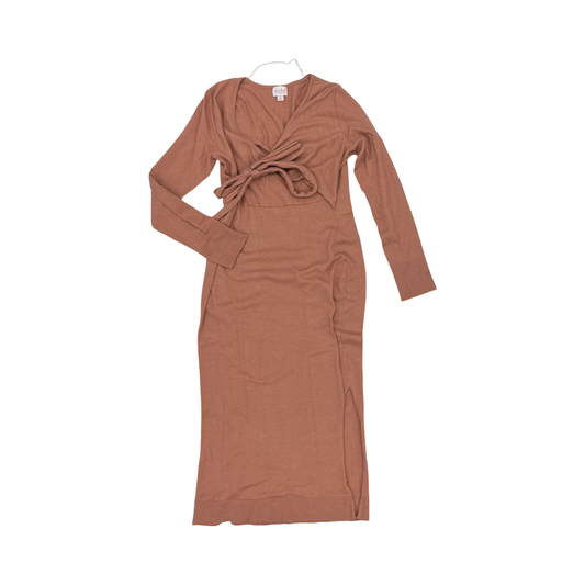 Mat Dress By Isabel Maternity In Brown, Size:M