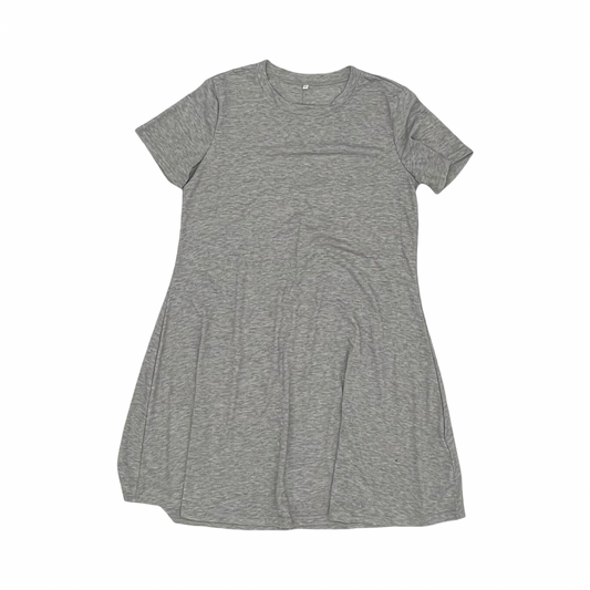 Dress Casual Short By Clothes Mentor In Grey, Size:L