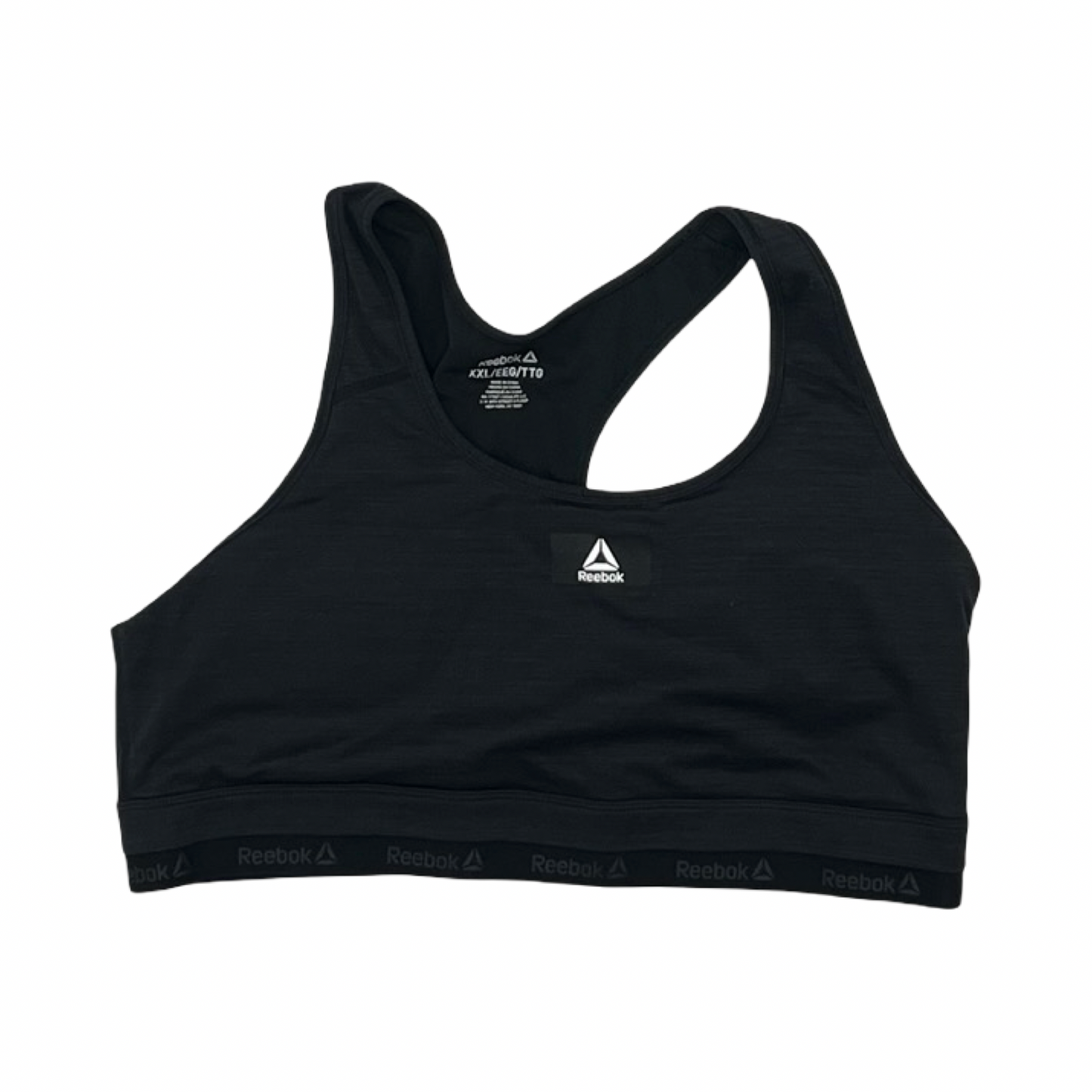 Athletic Bra By Reebok In Black, Size:Xxl